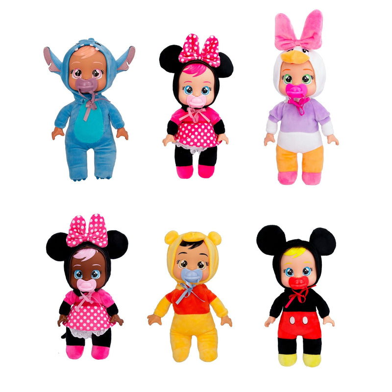 Cry Babies Tiny Cuddles Character Dolls for Ages 18m+, Various Characters Y3730