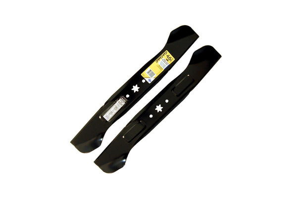 NX-15 Riding Mower 2-in-1 High-Lift Blade Set, Fits 2015 & After Models, Black, 46-in, 2-pk Q9756