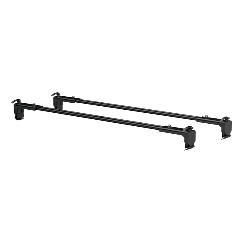 18119 Quick-Release Roof Rack Crossbars, Black Steel, Select Wrangler JK C4938