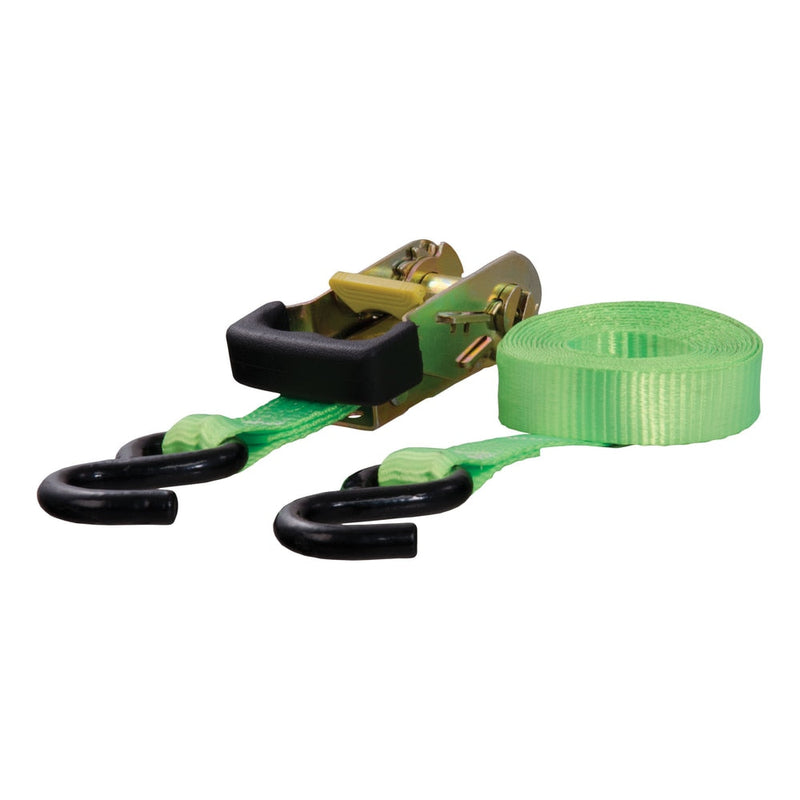 83027 16-ft Lime Green Cargo Strap with S-Hooks (1,100-lb) D3200