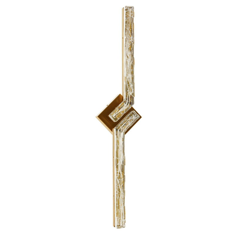 Contour Integrated LED 33in Brass Vanity Light L7093