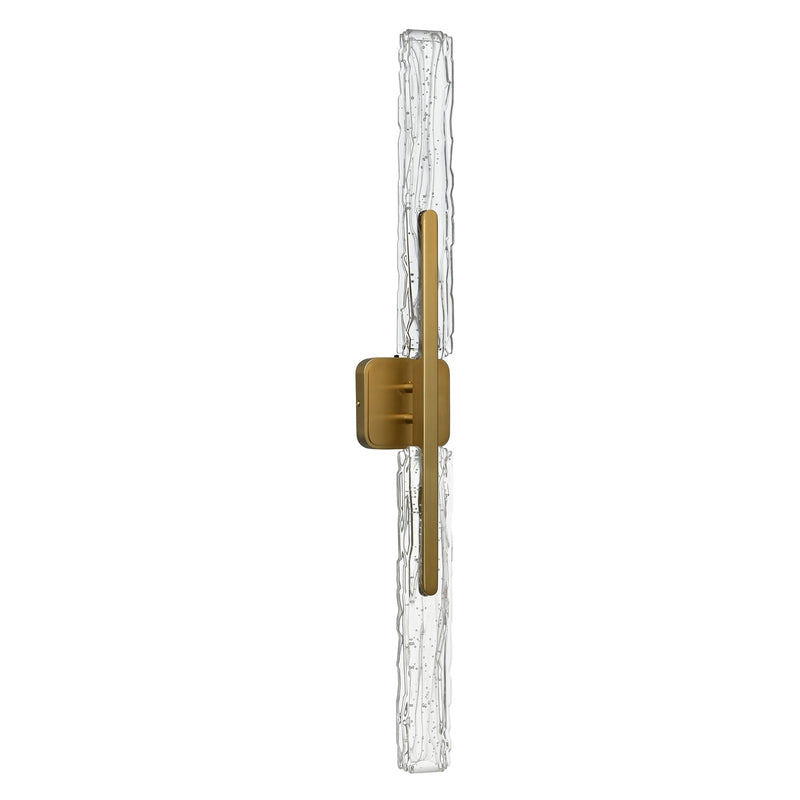Curva Integrated LED 36in Brass Vanity Light V3507