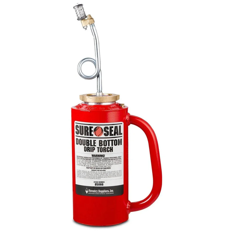 Forestry Suppliers Sure-Seal Red OSHA Double-Bottom Drip Torch C2814