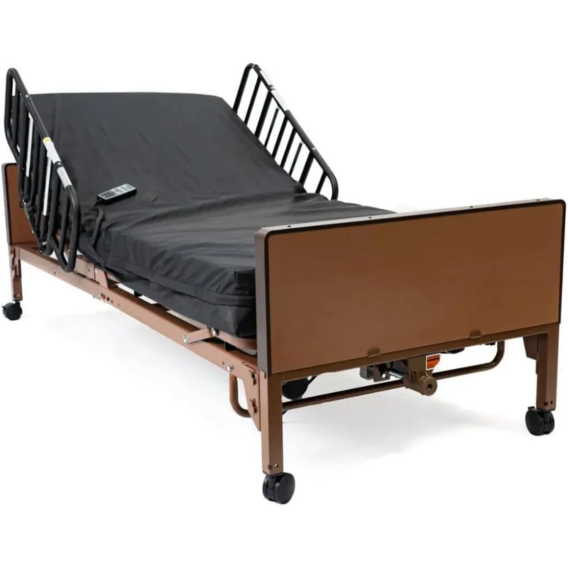 Fully Electric Hospital Bed Set, Foam Mattress, Half Rails U6686