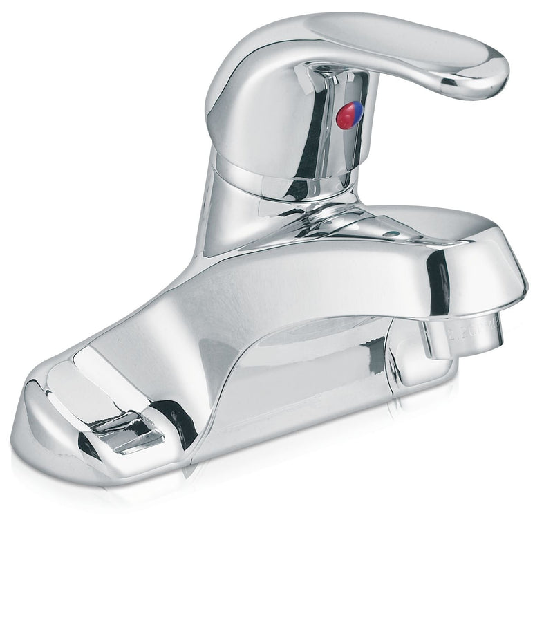 Renovate Single Handle Bathroom Sink Faucet, 4-in Centerset, Chrome Y9492