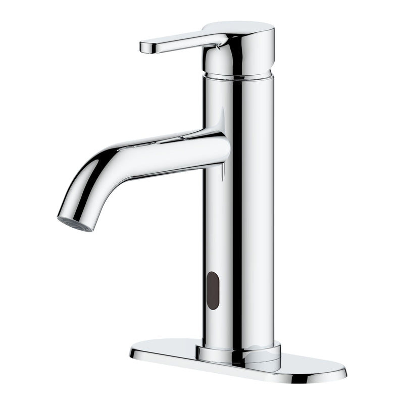 Tronus Touchless Single Control Lavatory/Bathroom Sink Faucet, 4-in Centerset, Chrome E4662