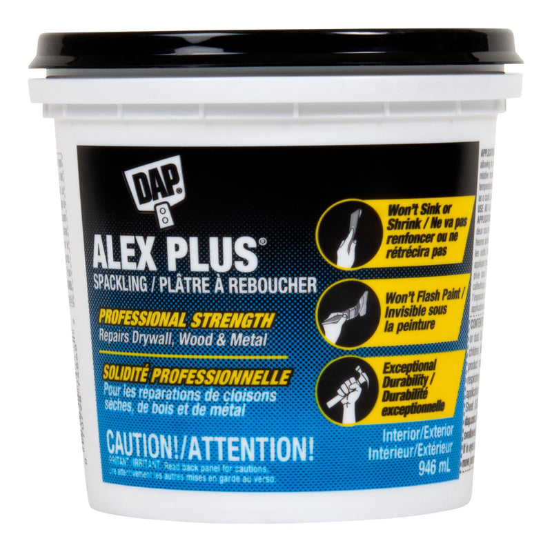 Alex Plus Professional Strength Spackling Tub, 946-ml I8409