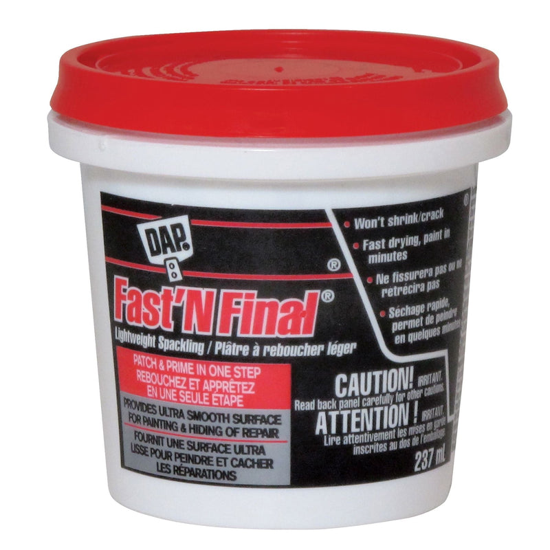 Fast N' Final Lightweight Spackling, 237-mL R6364