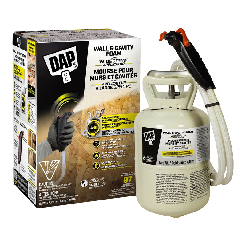 Wall and Cavity 1-Component Foam with Wide Spray, 10.4-lb V9388