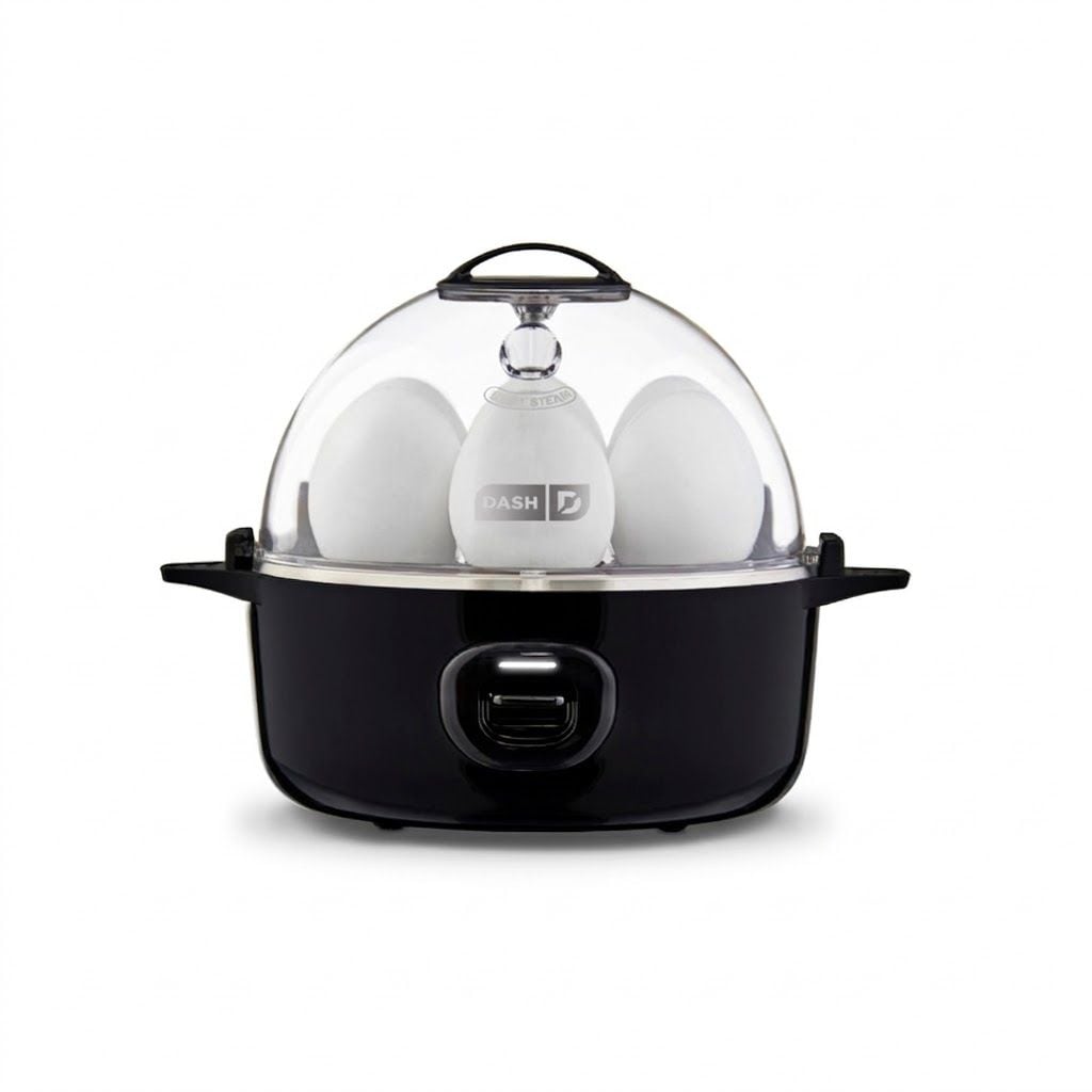 Egg Cooker, 7-Piece, Beige
