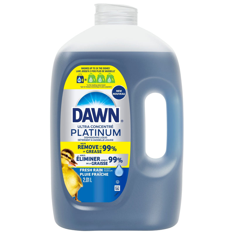 Ultra Platinum Liquid Dish Soap Refill, Refreshing Rain Scent, 2.01-L P7491