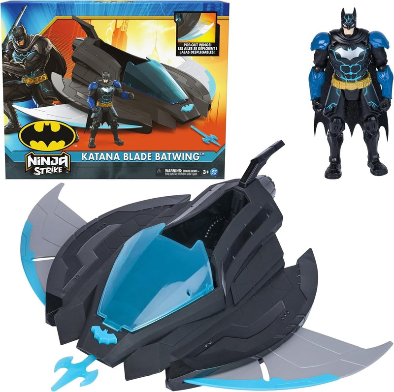 DC Ninja Srike Katana Blade Batwing and 6-in Action Figure, Ages 3+ B6544