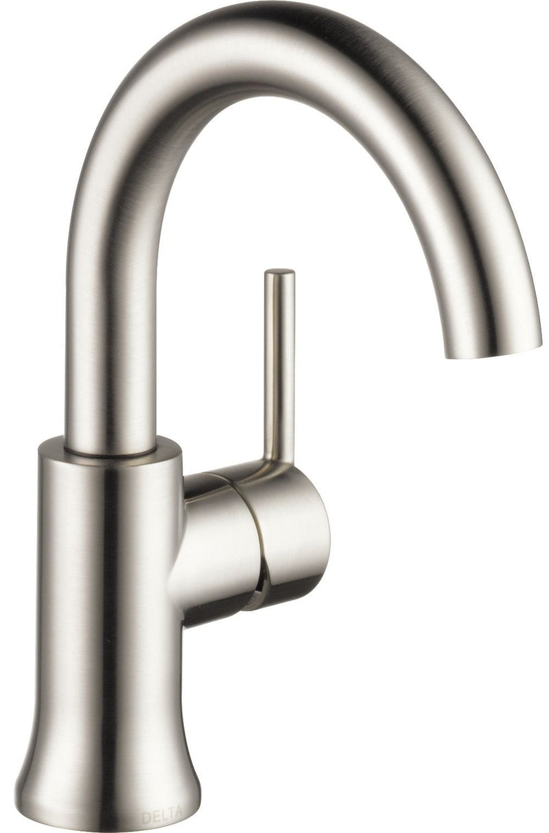 1-Handle High-Arc Lavatory Faucet, Stainless R3084