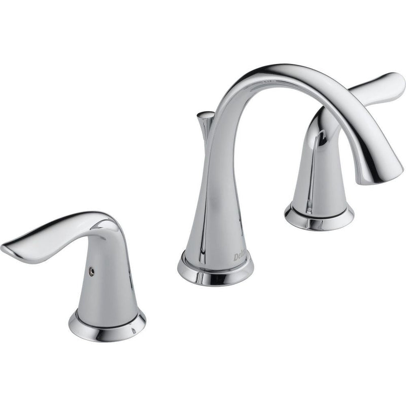 Faucet Lahara Double Handle Widespread 4-16-in Centerset Bathroom Sink Faucet with Pop-up Drain, Assorted Finishes J9951