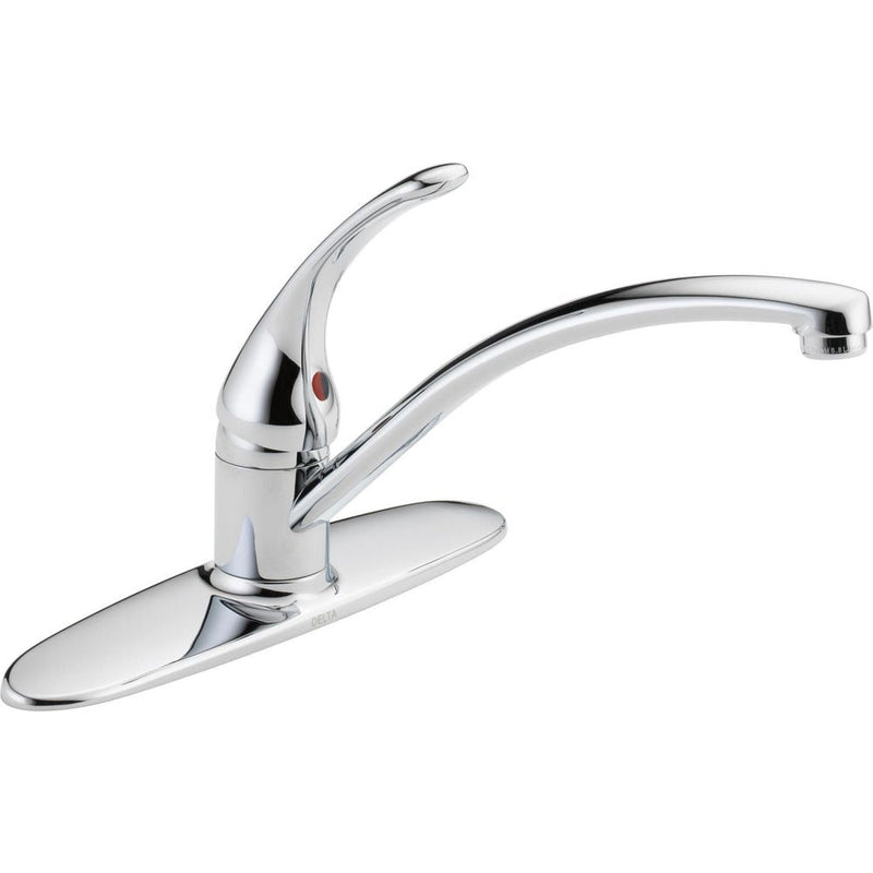 Faucet Principals Single Handle Kitchen Faucet, Chrome R1105