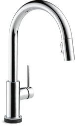 Trinsic Faucet Single Handle High Arc Pull Down Kitchen Faucet