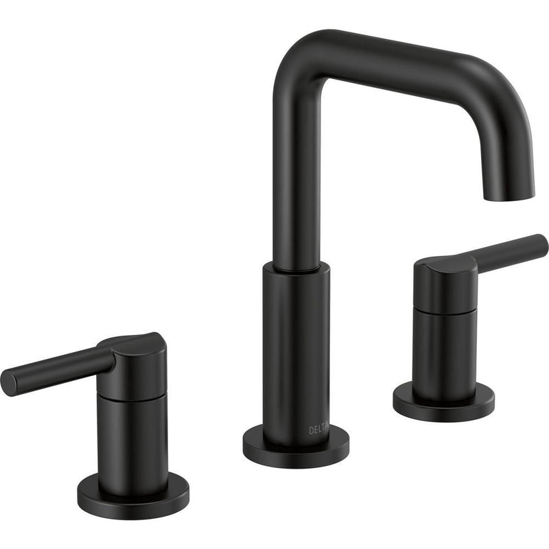 Two Handle Widespread Bathroom Faucet, Matte Black Y8920