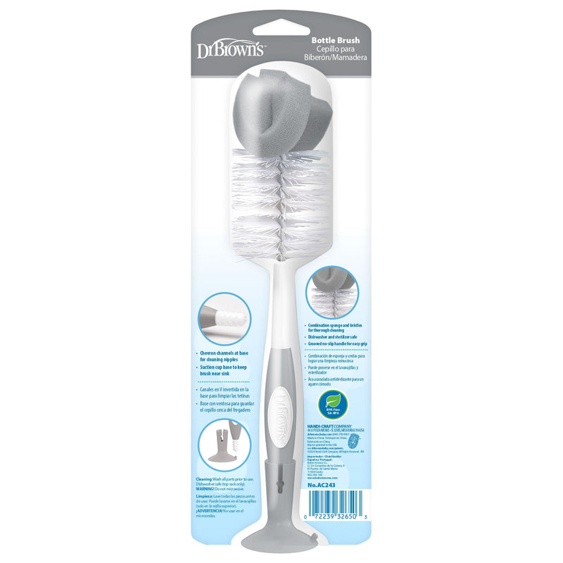 Soft Touch Bottle Brush, Grey Z9693