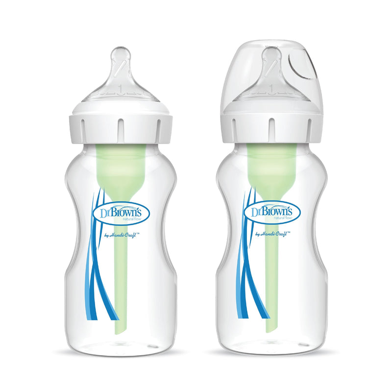 + Wide Neck Bottles, 9-oz, 2-pk R9573