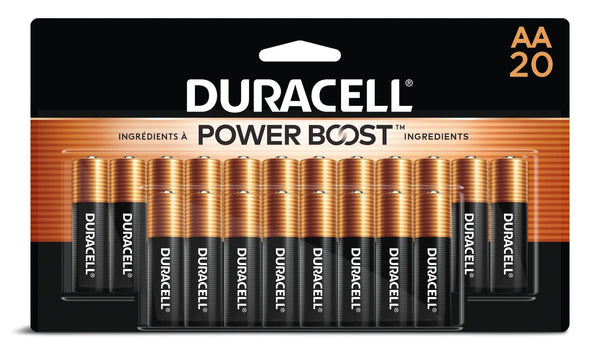 Coppertop AA Batteries, Alkaline, 20-pk O6581