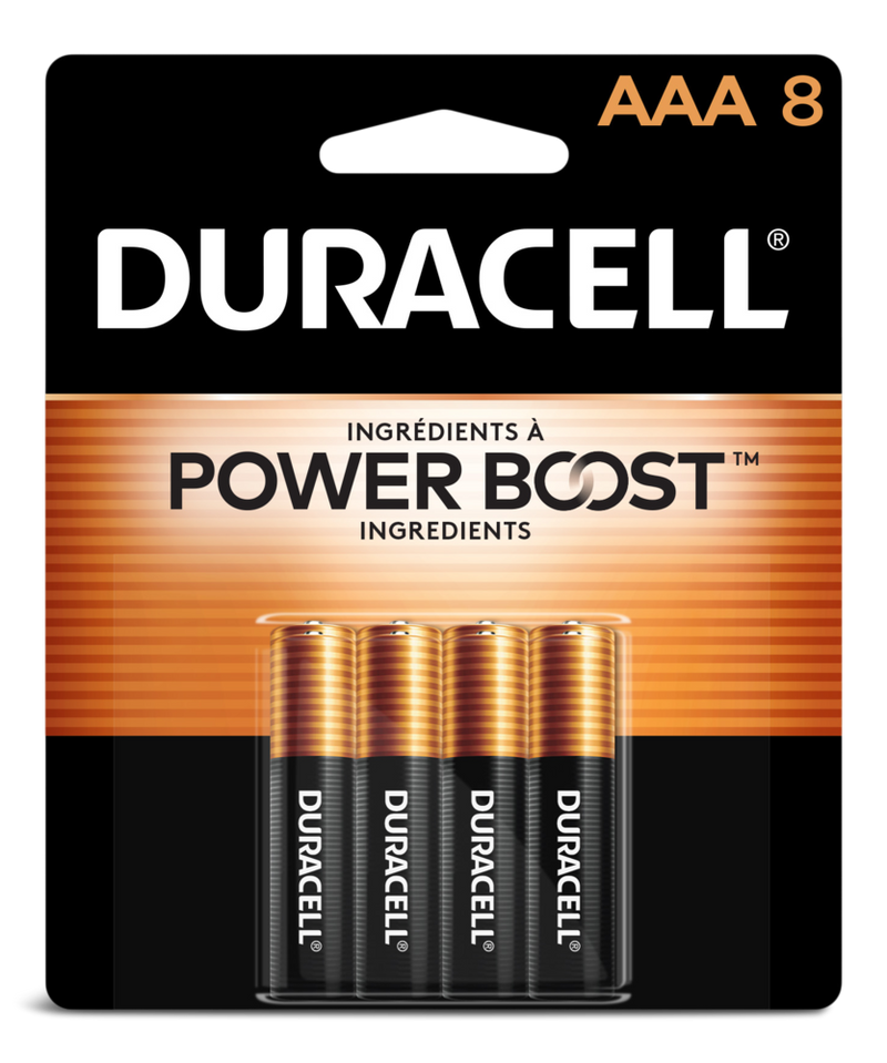 Coppertop AAA Alkaline Batteries, All Purpose, 8-pk Q3606