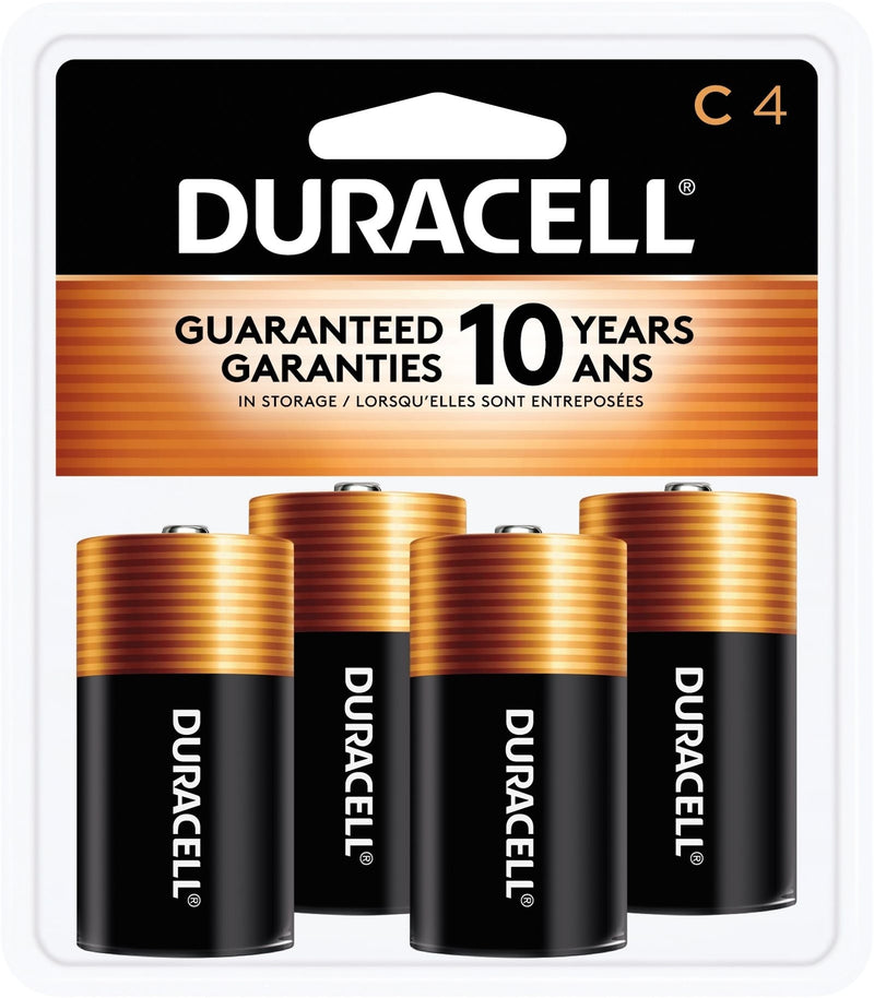 Coppertop C Alkaline Batteries, All Purpose, 4-pk W4370