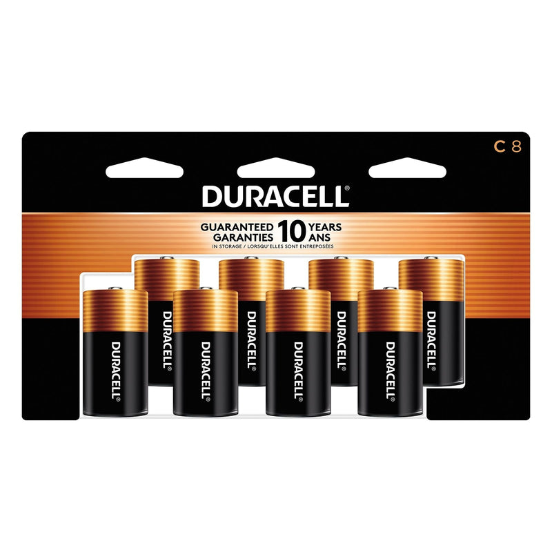 Coppertop C Alkaline Batteries, All Purpose, 8-pk M7786