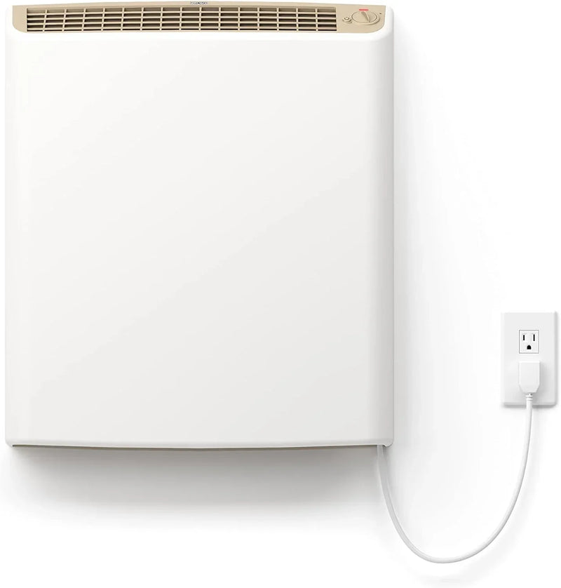 EnviMAX Plug-in Electric Panel Wall Heaters for Large Rooms, 1000 Watts, 24/7 Heating w/Safety Sensor Protection, Patented Quiet Fan-less Design, Easy 2-Min Install, Indoor Space Heater, Made in USA R3669