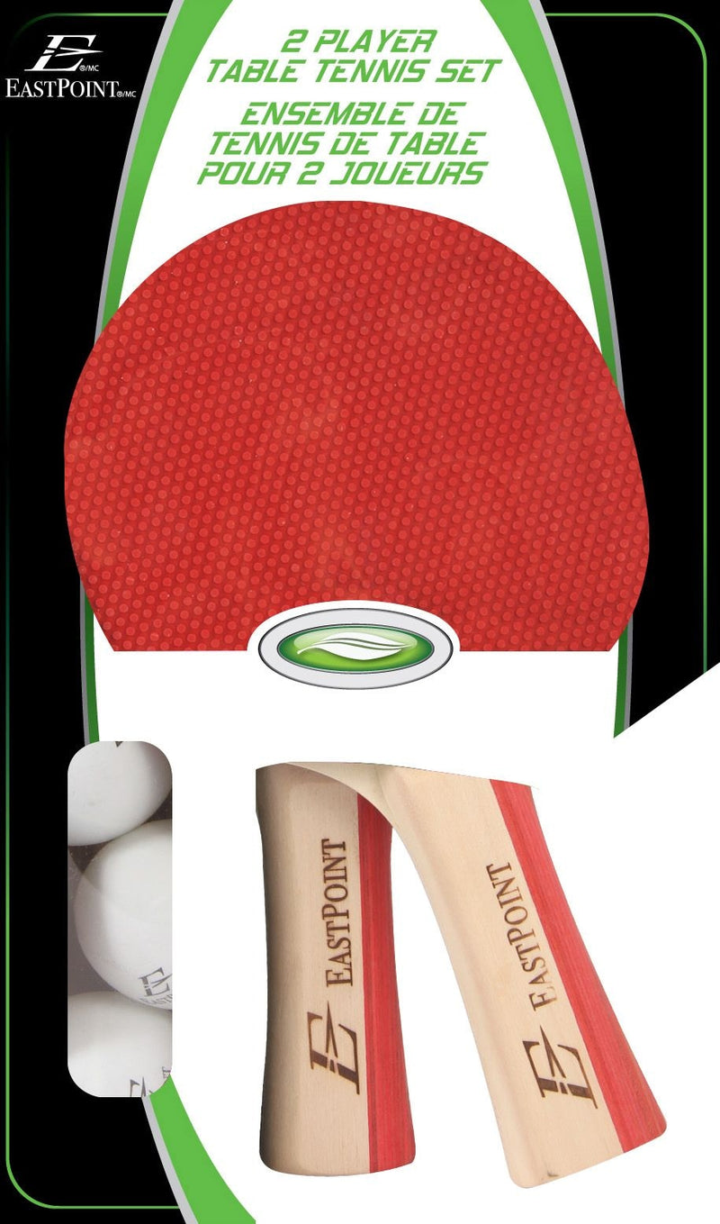 2-Player Table Tennis/Ping Pong Set with Paddles/Rackets & Balls, 5-pc B6286
