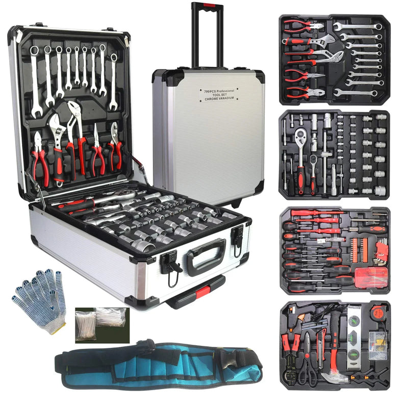 799pcs Aluminum Trolley Household Fathers P7473