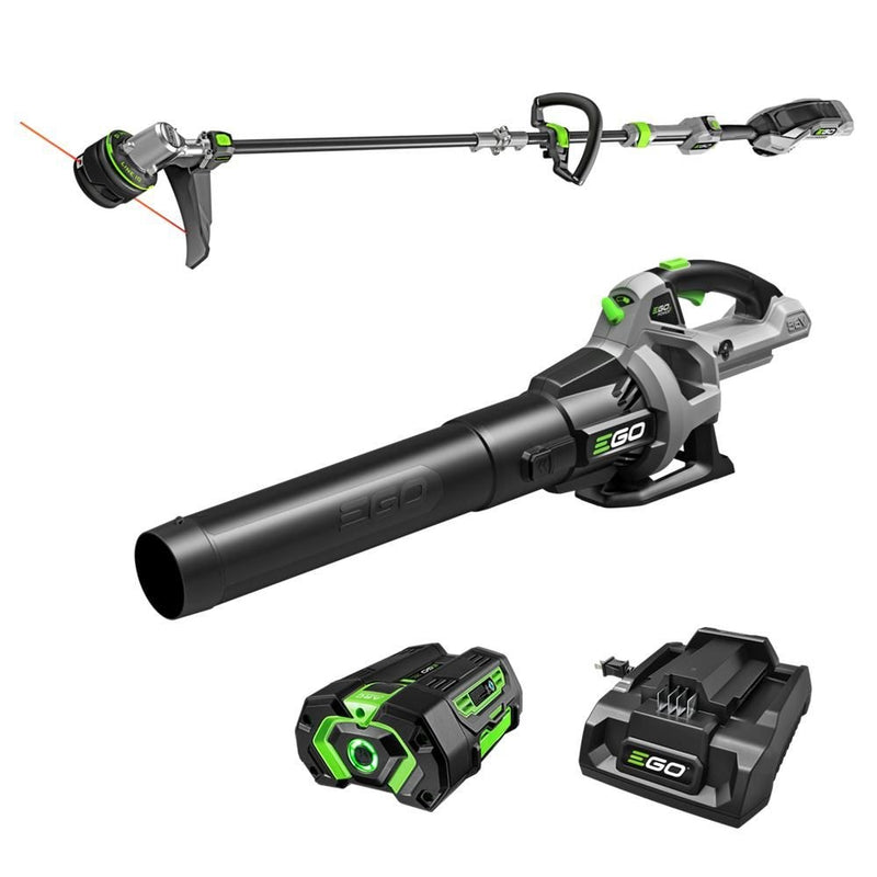 56V 15-in String Trimmer & 530 CFM Leaf Blower Combo Kit, Includes (1) 2.5Ah Battery and (1) 210W Standard Charger, ST1502LB J2686