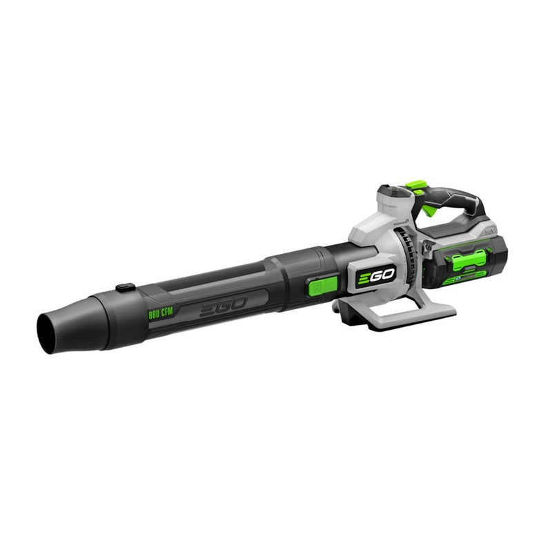 56V Brushless Cordless 880 CFM Carbon Fiber Leaf Blower Kit with (2) 4Ah Batteries and 320W Charger, LB8803-2 L2562