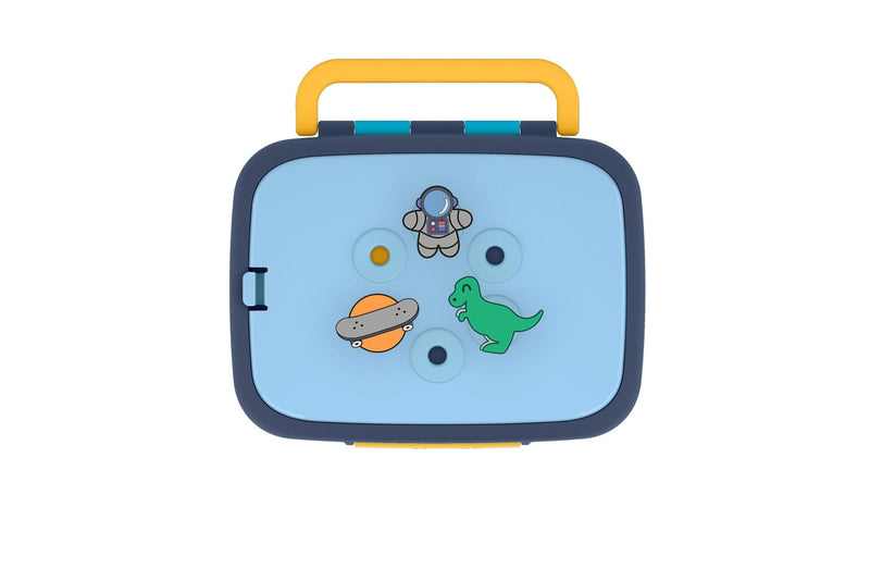 Benn Kids' Lunch Box with Quick Fill Lid, Assorted Colours, 3.6-Cups E0554