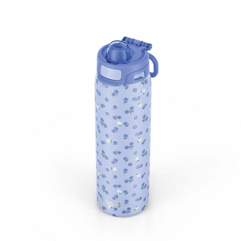Pop & Fill Insulated Stainless Steel Kids' Water Bottle with Dual Sip & Chug Lid, Various Colours, 22-oz D9323