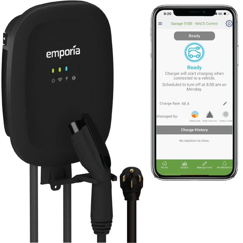 40A Wi-Fi Level 2 NEMA 14-50 J1772 EV Charger E2674