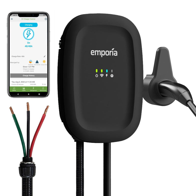 48A Wi-Fi Level 2 Hardwired NACS EV Charger I2202