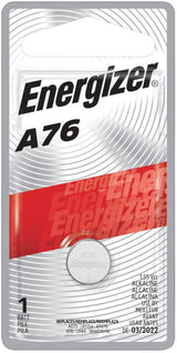 1-pk A76 LR44 1.5V / 1.5 Volt Alkaline Miniature Battery, Long Lasting