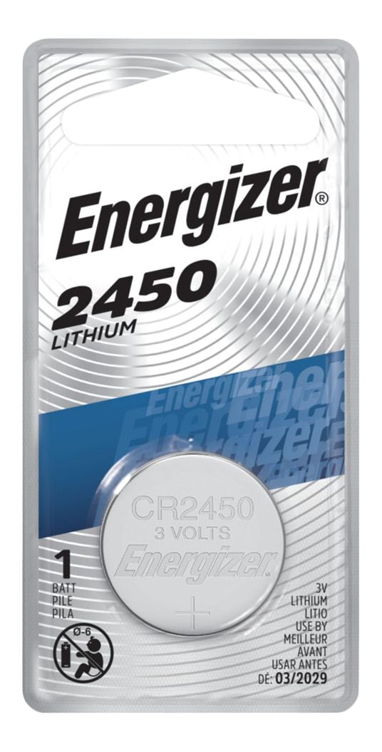 1-pk CR2450 3V / 3 Volt Lithium Coin Cell Battery, Long Lasting, All Purpose Z9005