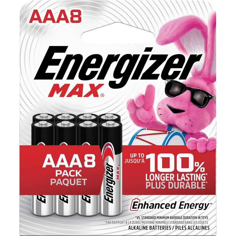 Max 8-pk AAA Alkaline Batteries, Long Lasting, All Purpose Y2167