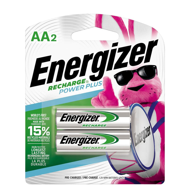 NH15BP-2 2-pk AA 2300 mAh NiMH Rechargeable Batteries, Pre-Charged, All Purpose H8427