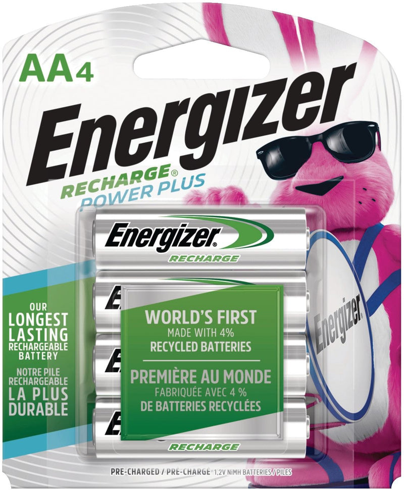 NH15BP-4 AA 2300 mAh NiMH Rechargeable Batteries, Pre-Charged, All Purpose, 4-pk L4089