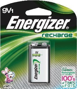 NH22NBP 1-pk 9V / 9 Volt 175 mAh NiMH Rechargeable Battery, Pre-Charged, All Purpose T1727