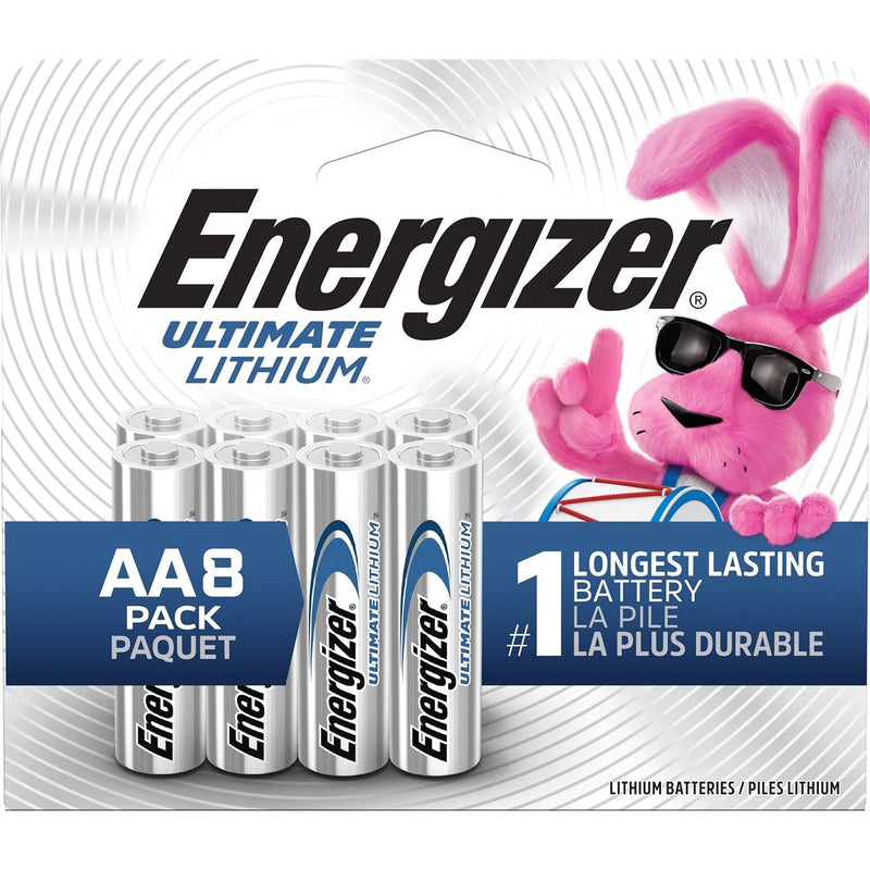 Ultimate AA Lithium Batteries, Long Lasting, All Purpose, 8-pk E2263