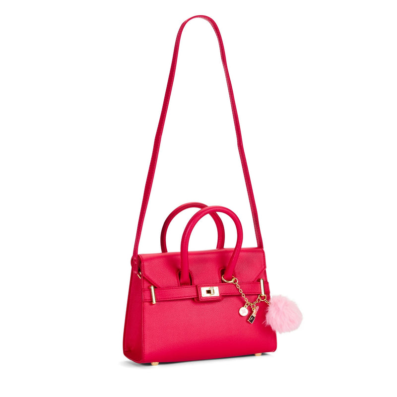 Girls Glamour Purse - Belted Tote Bag, Assorted W9882