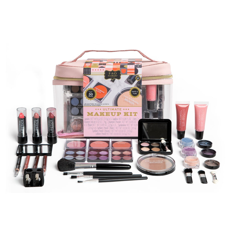 Girls Ultimate Makeup Artist Set, 30 Piece, Pastel Pink J4074