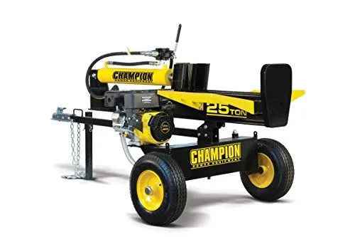 Power Equipment-100251 25-Ton Horizontal/Vertical Full Beam Gas Log Splitter with Auto Return F6526