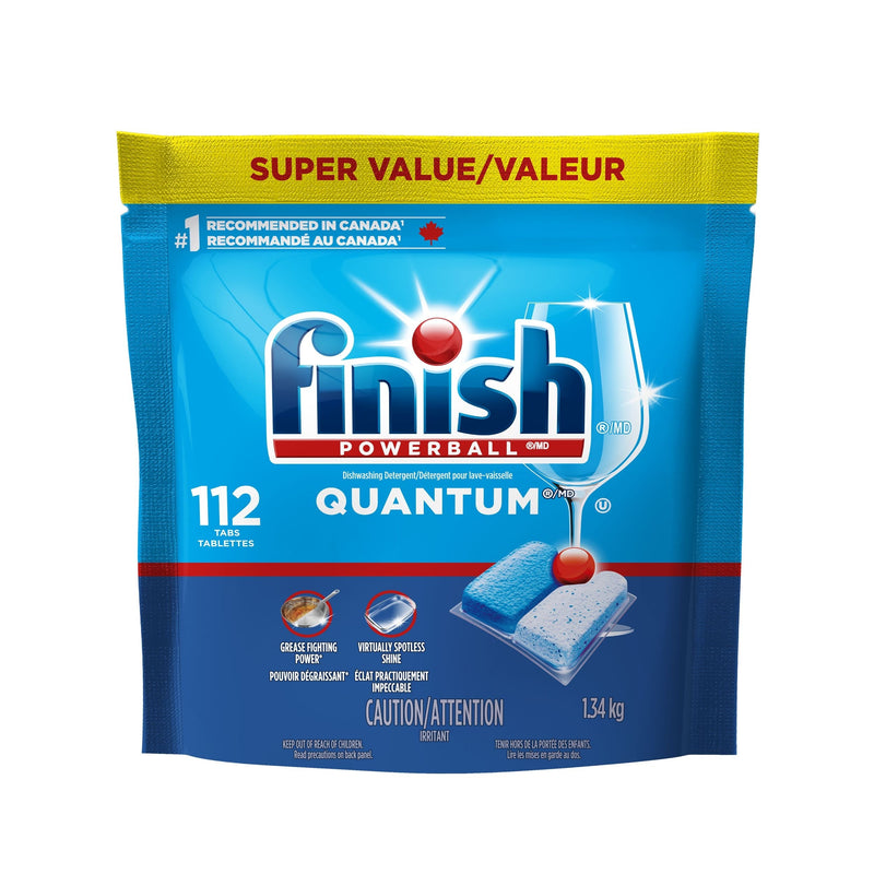 Powerball Quantum Dishwasher Detergent Tabs Super Value Pack, Fresh Scent, 112-pk R7389