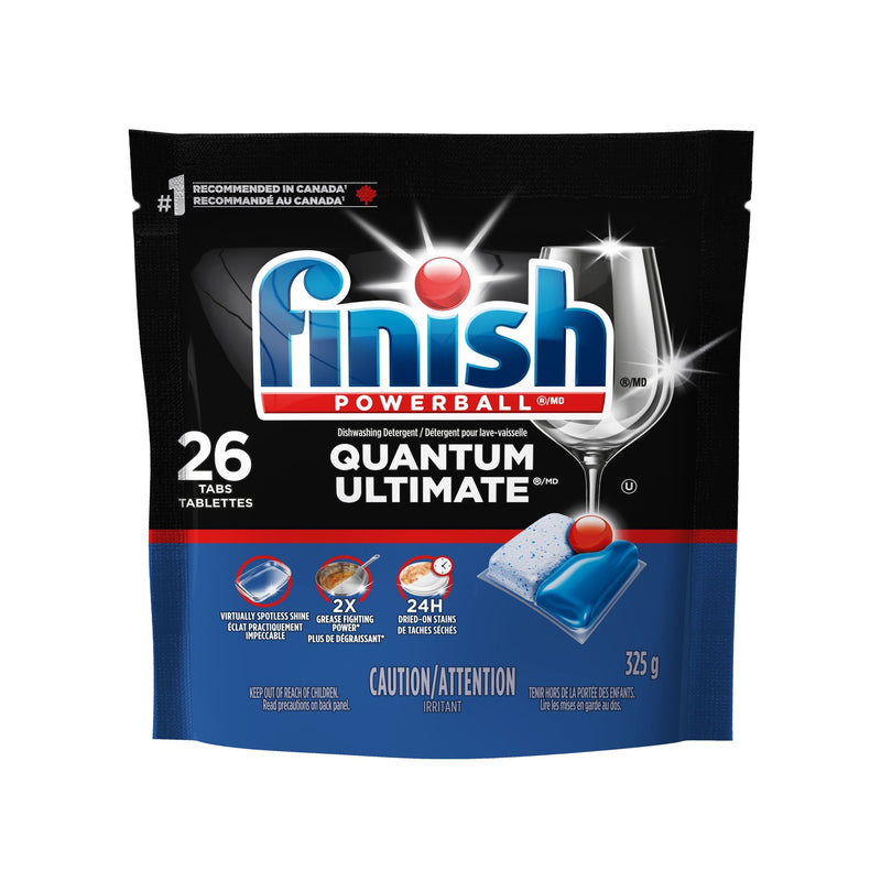 Quantum Ultimate Dishwasher Detergent Tabs, Fresh Scent, 26-pk X6771