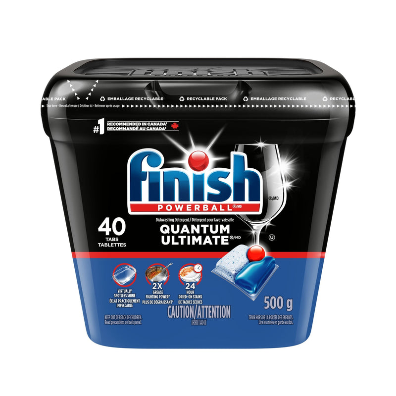 Quantum Ultimate Dishwasher Detergent Tabs, Fresh Scent, 40-pk Y9032