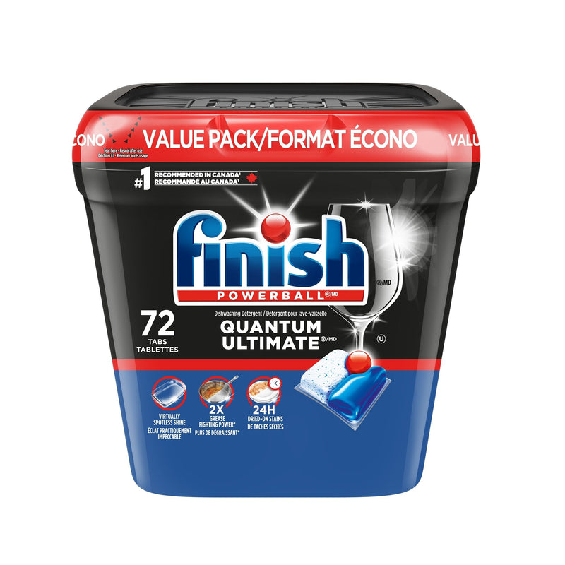 Quantum Ultimate Dishwasher Detergent Tabs, Fresh Scent, 72-pk K3614